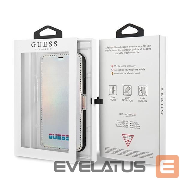 Чехол на заднюю панель Guess Guess GUFLBKN58BLD iPhone 11 Pro silver/silver book Iridescent