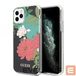 Чехол на заднюю панель Guess  Guess GUHCN58IMLFL01 iPhone 11 Pro black/black N°1 Flower Collection