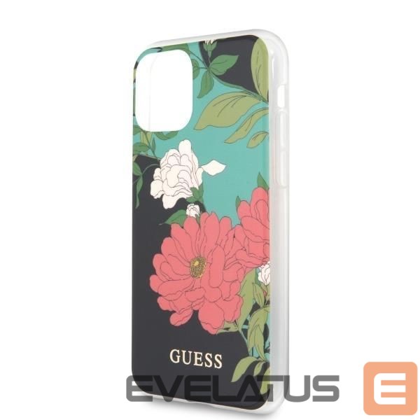 Чехол на заднюю панель Guess Guess GUHCN58IMLFL01 iPhone 11 Pro black/black N°1 Flower Collection