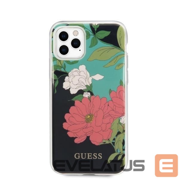 Чехол на заднюю панель Guess Guess GUHCN58IMLFL01 iPhone 11 Pro black/black N°1 Flower Collection