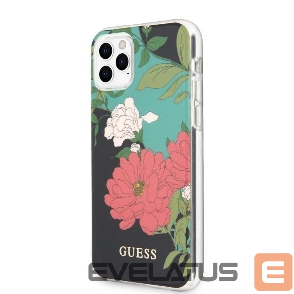 Чехол на заднюю панель Guess Guess GUHCN58IMLFL01 iPhone 11 Pro black/black N°1 Flower Collection