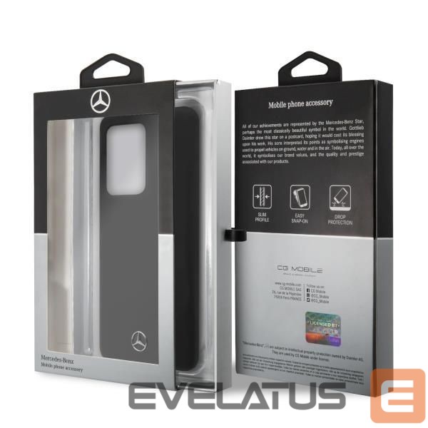 Чехол на заднюю панель Mercedes-Benz Mercedes MEHCS69SILSB S20 Ultra G988 hard case black/black Silicone Line