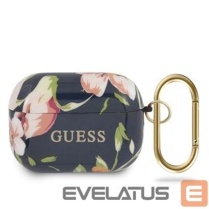 Чехол на заднюю панель Guess  Guess GUACAPTPUBKFL03 AirPods Pro cover blue/blue N.3 Flower Collection