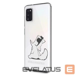 Чехол на заднюю панель Karl Lagerfeld  Karl Lagerfeld Choupette Fun Case for Samsung A41 - Transparent 