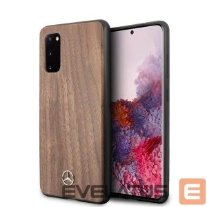 Чехол на заднюю панель Mercedes-Benz  Mercedes Wood Line Walnut Case for Samsung Galaxy S20 - Brown 