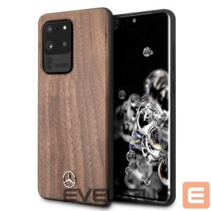 Чехол на заднюю панель Mercedes-Benz  Mercedes Wood Line Walnut Case for Samsung Galaxy S20 Ultra - Brown 