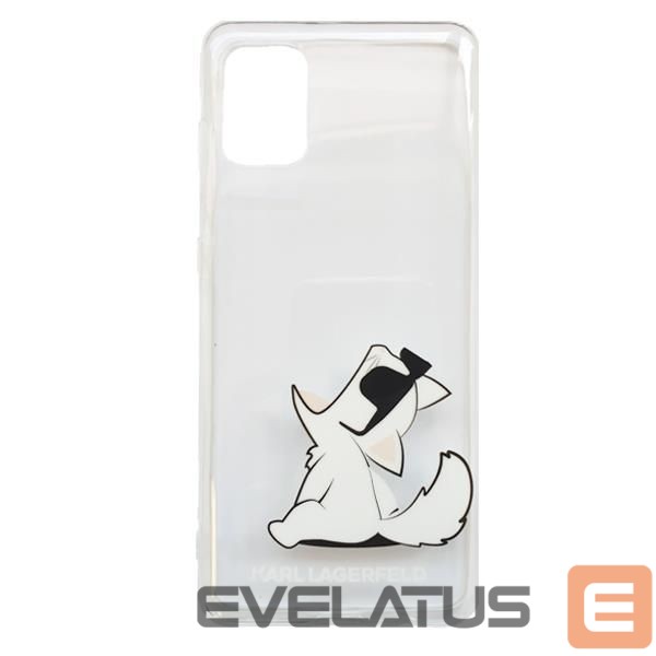 Чехол на заднюю панель Karl Lagerfeld Karl Lagerfeld Choupette Fun Case for Samsung Galaxy A31 - Transparent