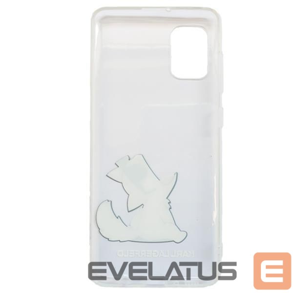 Чехол на заднюю панель Karl Lagerfeld Karl Lagerfeld Choupette Fun Case for Samsung Galaxy A31 - Transparent