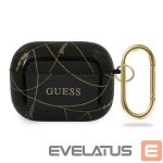 Чехол на заднюю панель Guess  Guess GUACAPTPUCHBK AirPods Pro cover black/black Gold Chain Collection
