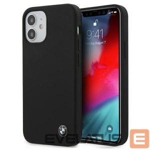 Чехол на заднюю панель BMW  BMW Silicone Signature Case for iPhone 12 mini - Black 