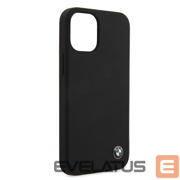 Чехол на заднюю панель BMW BMW Silicone Signature Case for iPhone 12 mini - Black