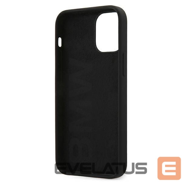 Чехол на заднюю панель BMW BMW Silicone Signature Case for iPhone 12 mini - Black