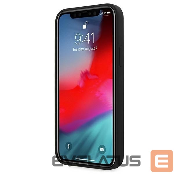 Чехол на заднюю панель BMW BMW Silicone Signature Case for iPhone 12 mini - Black