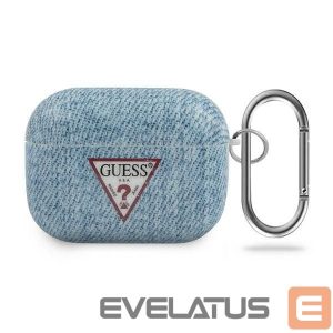 Чехол на заднюю панель Guess  Guess GUACAPTPUJULLB AirPods Pro cover blue/light blue Jeans Collection