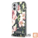 Чехол на заднюю панель Guess  Guess GUHCP12SIMLFL03 iPhone 12 mini 5.4" navy/navy N°3 Flower Collection