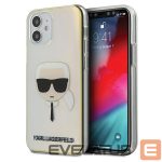 Чехол на заднюю панель Karl Lagerfeld  Karl Lagerfeld Iridescent Karl's Head Case for iPhone 12 mini - Multicolor 