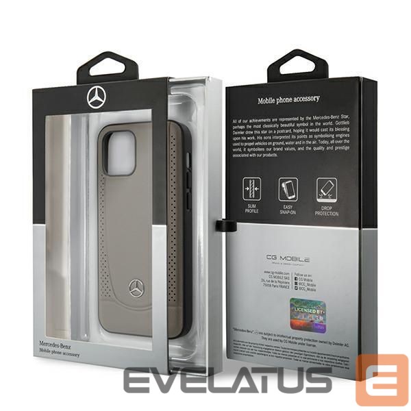 Чехол на заднюю панель Mercedes-Benz Mercedes Urban Line Case for iPhone 12 mini - Brown