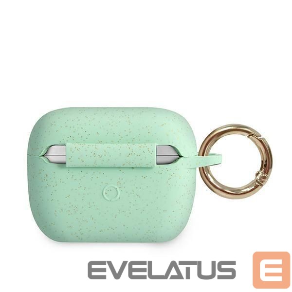 Чехол на заднюю панель Guess Guess GUACAPSILGLGN AirPods Pro cover green/green Silicone Glitter