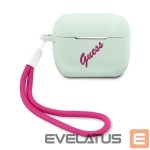 Чехол на заднюю панель Guess  Guess GUACAPLSVSBF AirPods Pro cover blue fuchsia/blue fuschia Silicone Vintage
