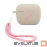 Чехол на заднюю панель Guess  Guess GUACAPLSVSGP AirPods Pro cover gray pink/grey pink Silicone Vintage