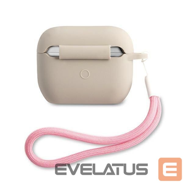 Чехол на заднюю панель Guess Guess GUACAPLSVSGP AirPods Pro cover gray pink/grey pink Silicone Vintage