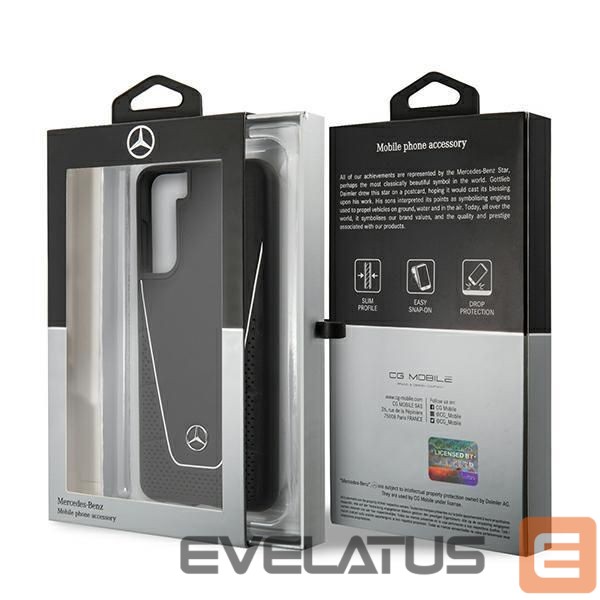 Чехол на заднюю панель Mercedes-Benz Mercedes Dynamic Line Case for Samsung Galaxy S21+ - Black