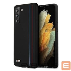 Чехол на заднюю панель BMW  BMW Silicone Stripes M Collection Case for Samsung Galaxy S21+ - Black 