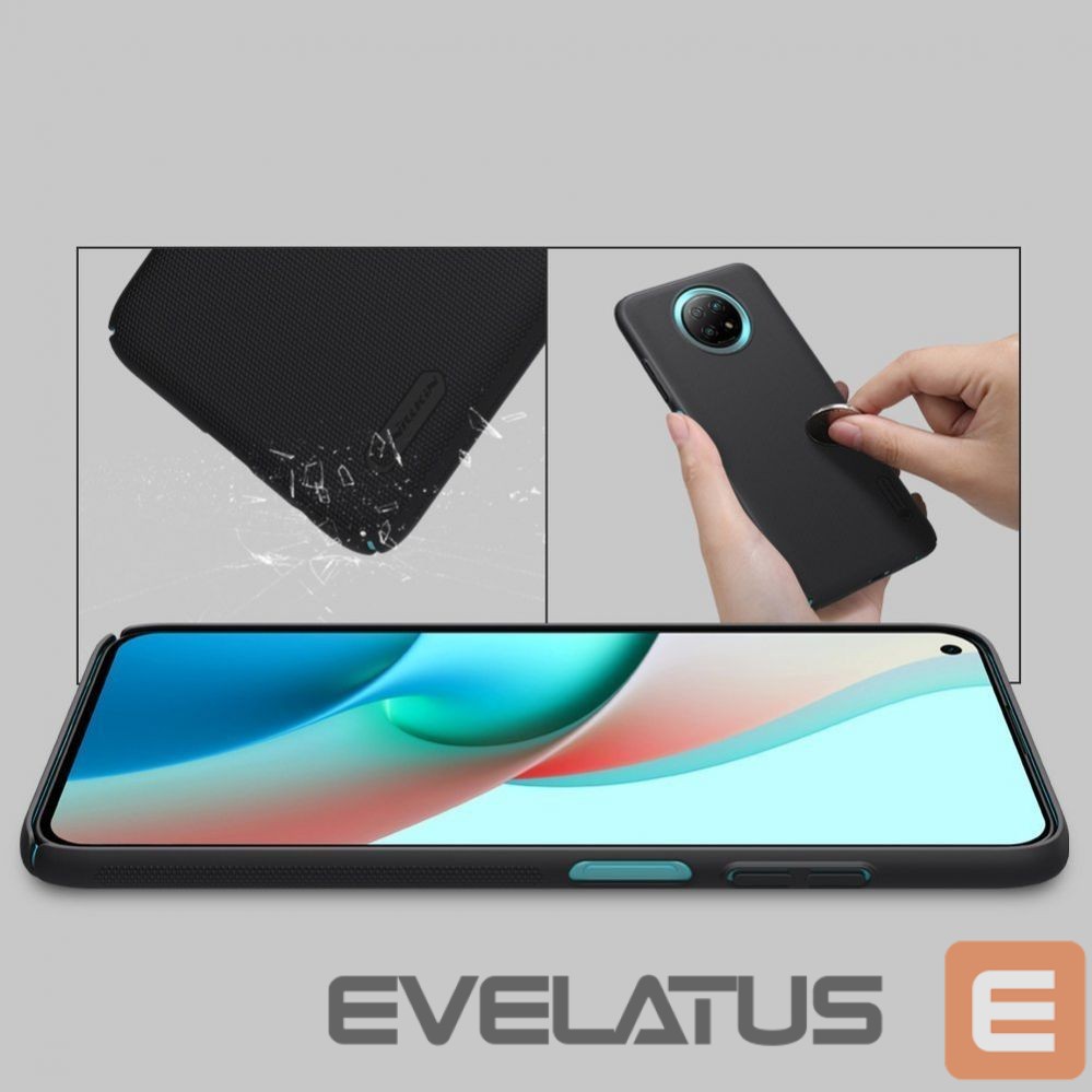Чехол на заднюю панель Nillkin Nillkin Super Frosted Shield reinforced case cover for Xiaomi Redmi Note 9T 5G black