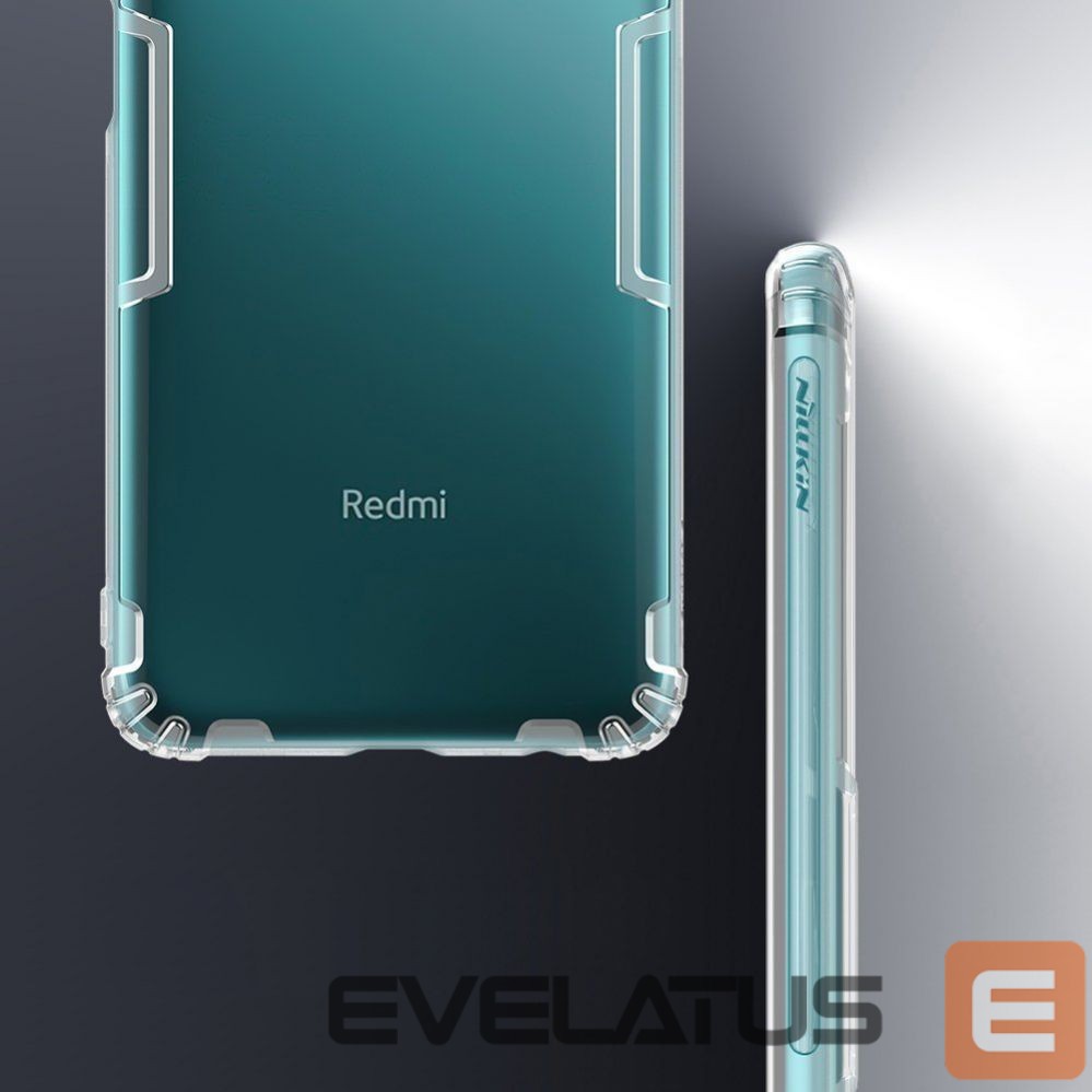 Чехол на заднюю панель Nillkin Nillkin Nature Gel Case Cover Ultra Slim Xiaomi Redmi Note 9T 5G Transparent