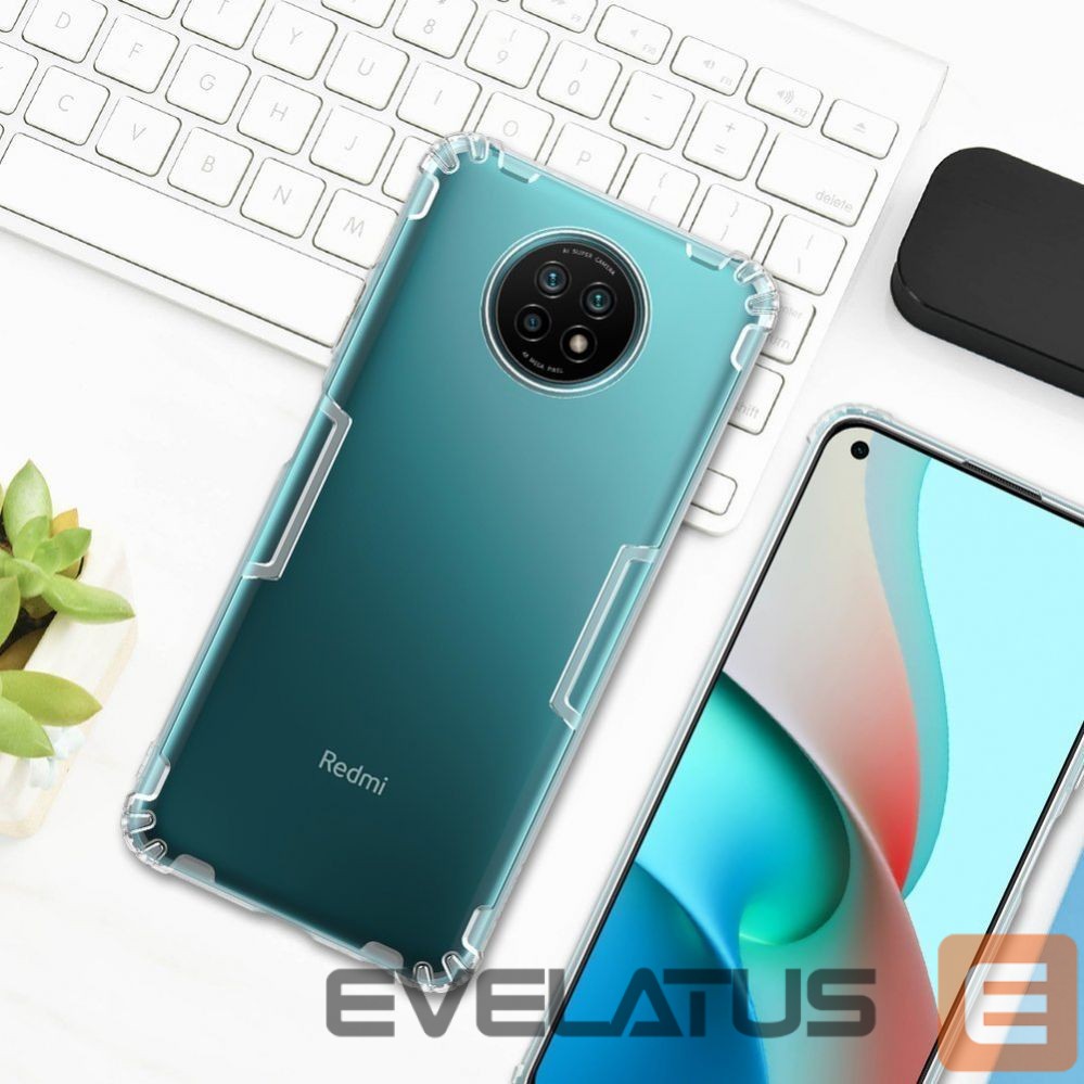 Чехол на заднюю панель Nillkin Nillkin Nature Gel Case Cover Ultra Slim Xiaomi Redmi Note 9T 5G Transparent