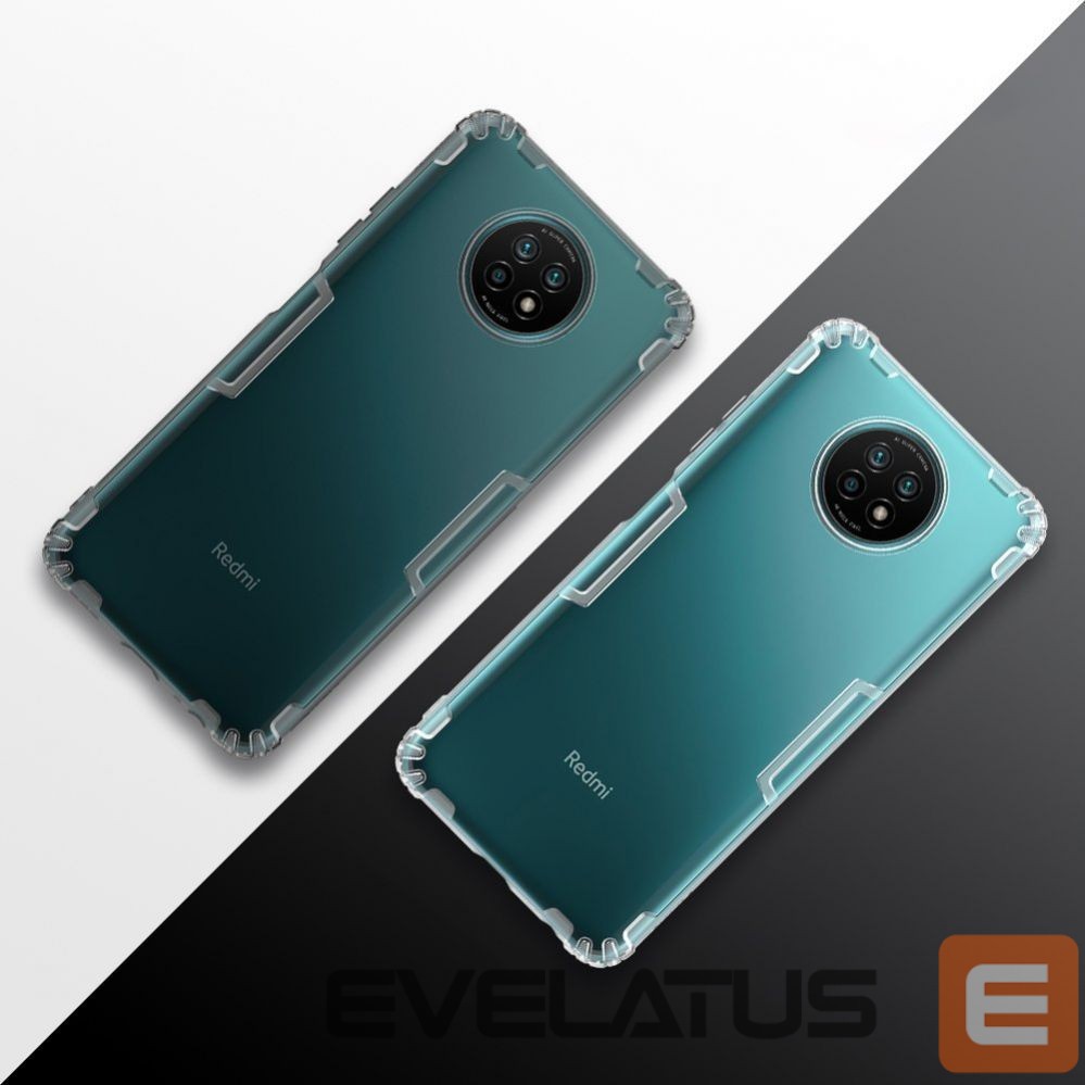 Чехол на заднюю панель Nillkin Nillkin Nature Gel Case Cover Ultra Slim Xiaomi Redmi Note 9T 5G Transparent