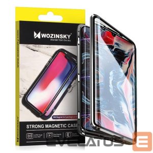 Чехол на заднюю панель Wozinsky  Wozinsky Full Magnetic Case Full Body Front and Back Cover with built-in glass for Vivo X60 black-transparent 