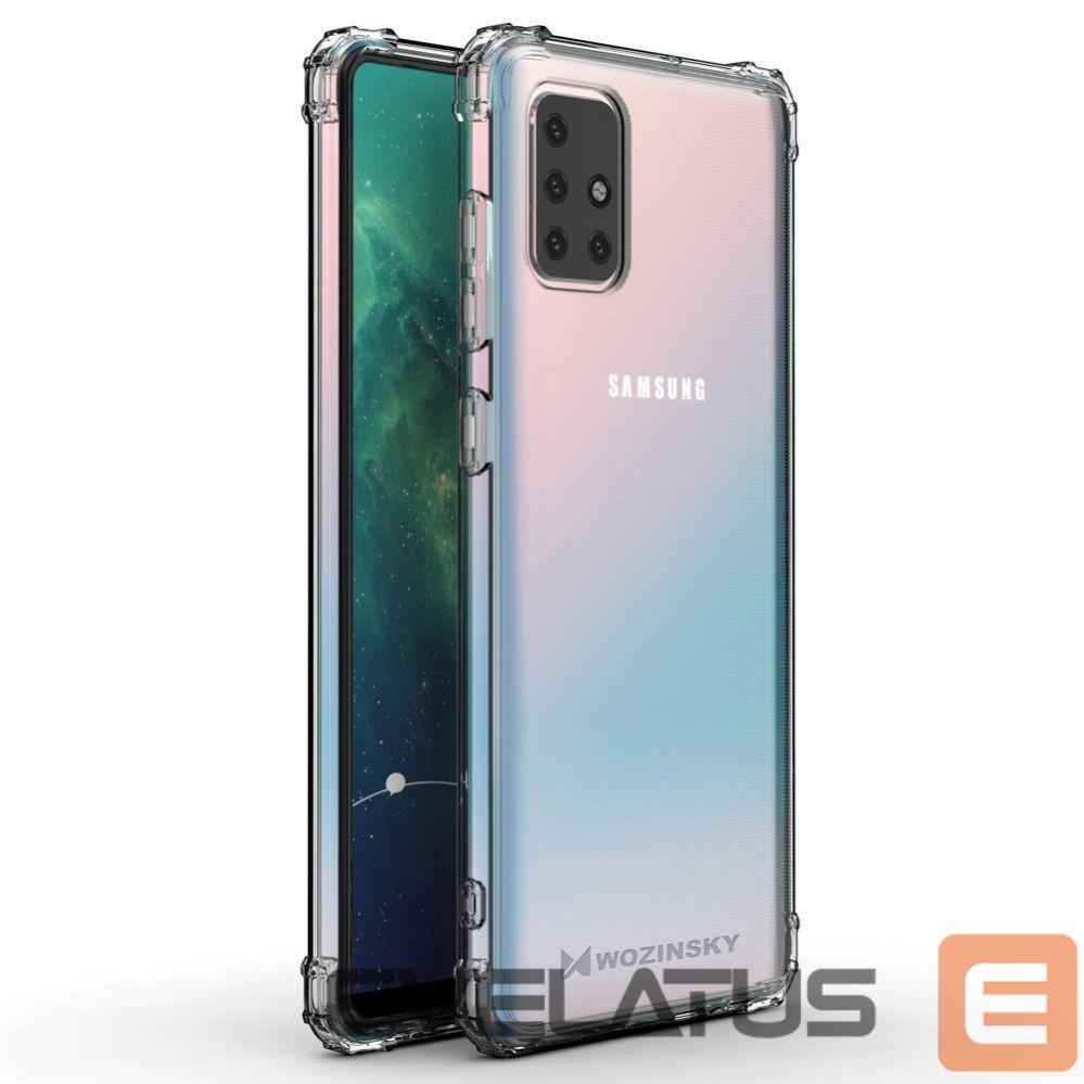 Чехол на заднюю панель Wozinsky Wozinsky Anti Shock durable case with Military Grade Protection for Samsung Galaxy A72 4G transparent