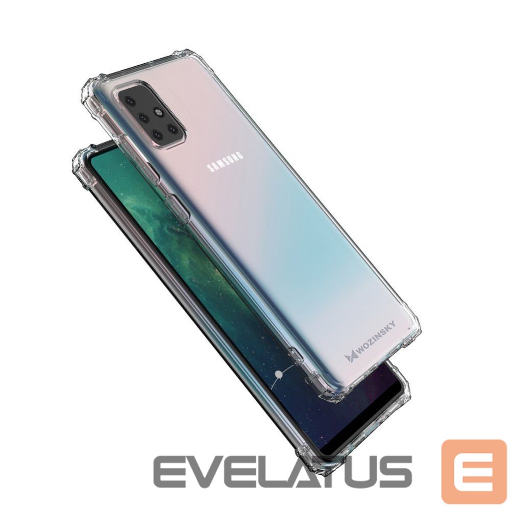 Чехол на заднюю панель Wozinsky Wozinsky Anti Shock durable case with Military Grade Protection for Samsung Galaxy A72 4G transparent