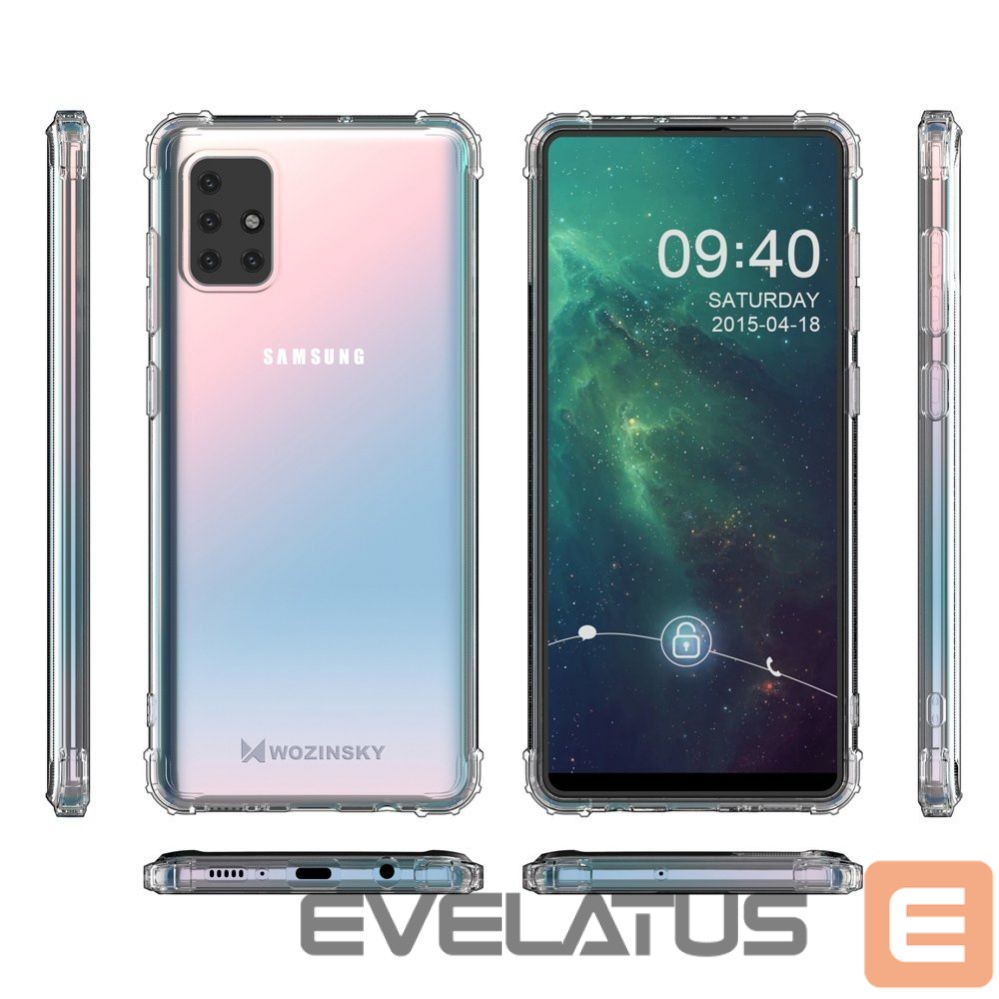 Чехол на заднюю панель Wozinsky Wozinsky Anti Shock durable case with Military Grade Protection for Samsung Galaxy A72 4G transparent