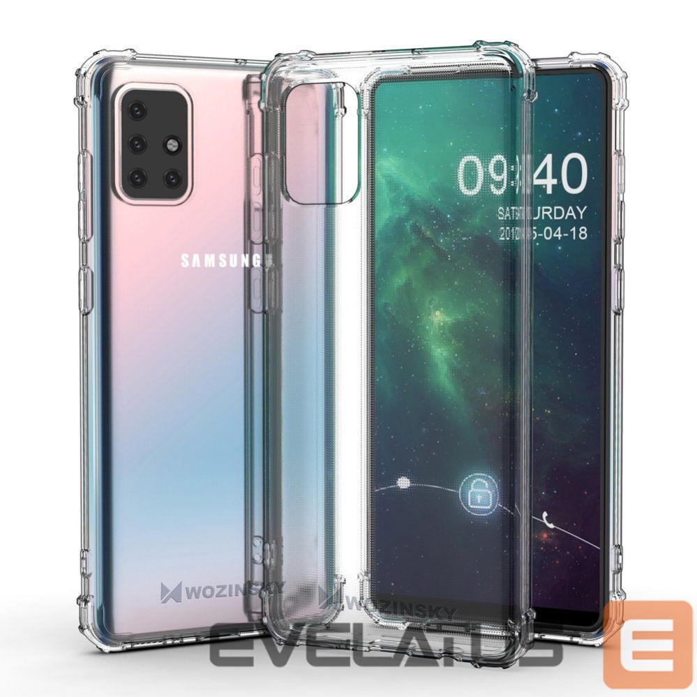 Чехол на заднюю панель Wozinsky Wozinsky Anti Shock durable case with Military Grade Protection for Samsung Galaxy A72 4G transparent