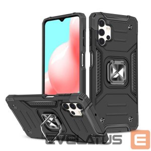 Чехол на заднюю панель Wozinsky - Wozinsky Ring Armor Case Kickstand Tough Rugged Cover for Samsung Galaxy A32 5G black 