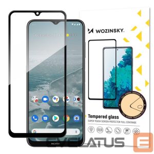 Защитное стекло Wozinsky - Wozinsky super durable Full Glue tempered glass full screen with frame Case Friendly Nokia G20 black 