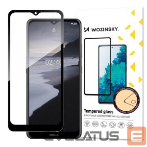 Защитное стекло Wozinsky  Wozinsky Tempered Glass Full Glue Super Tough Screen Protector Full Coveraged with Frame Case Friendly for Nokia 2.4 black 