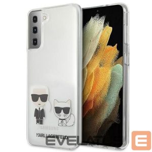 Чехол на заднюю панель Karl Lagerfeld  Karl Lagerfeld Karl&Choupette Case for Samsung Galaxy S21+ - Transparent 