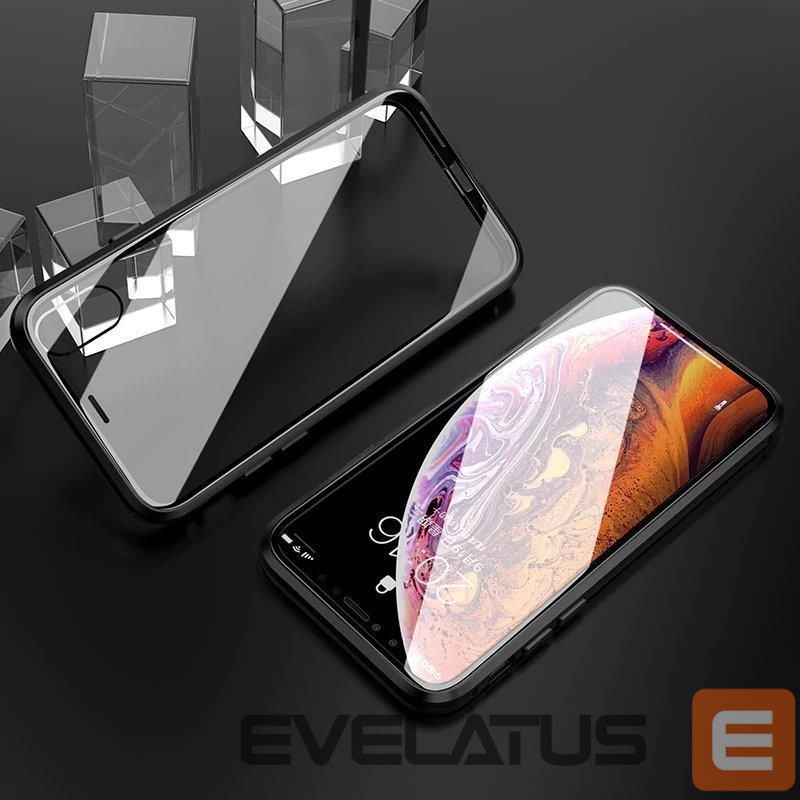 Чехол на заднюю панель Wozinsky Wozinsky Full Magnetic Case Full Body Front and Back Cover with built-in glass for Samsung Galaxy A72 4G black-transparent