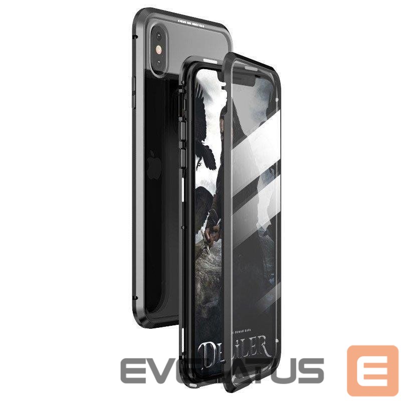 Чехол на заднюю панель Wozinsky Wozinsky Full Magnetic Case Full Body Front and Back Cover with built-in glass for Samsung Galaxy A72 4G black-transparent