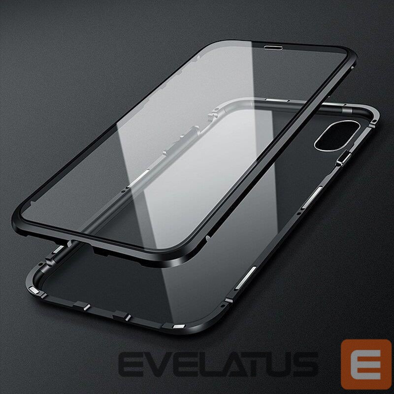 Чехол на заднюю панель Wozinsky Wozinsky Full Magnetic Case Full Body Front and Back Cover with built-in glass for Samsung Galaxy A72 4G black-transparent