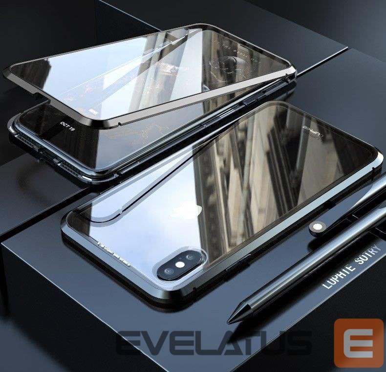 Чехол на заднюю панель Wozinsky Wozinsky Full Magnetic Case Full Body Front and Back Cover with built-in glass for Samsung Galaxy A72 4G black-transparent