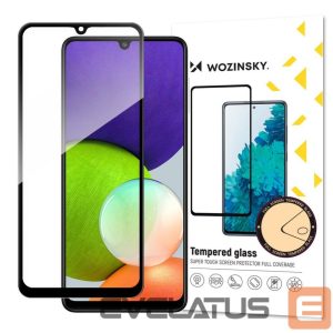 Защитное стекло Wozinsky  Wozinsky Tempered Glass Full Glue Super Tough Screen Protector Full Coveraged with Frame Case Friendly for Samsung Galaxy A22 4G black 
