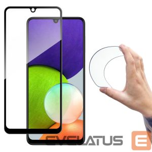 Защитное стекло Wozinsky  Wozinsky Full Cover Flexi Nano Glass Hybrid Screen Protector with frame for Samsung Galaxy A22 4G black 