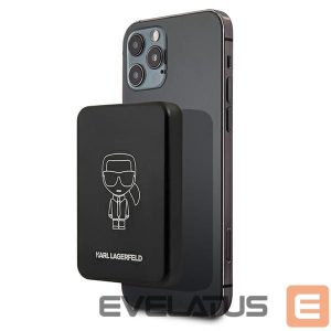 Внешний аккумулятор Karl Lagerfeld  Karl Lagerfeld 3000mAh Inductive Powerbank with MagSafe - Black 