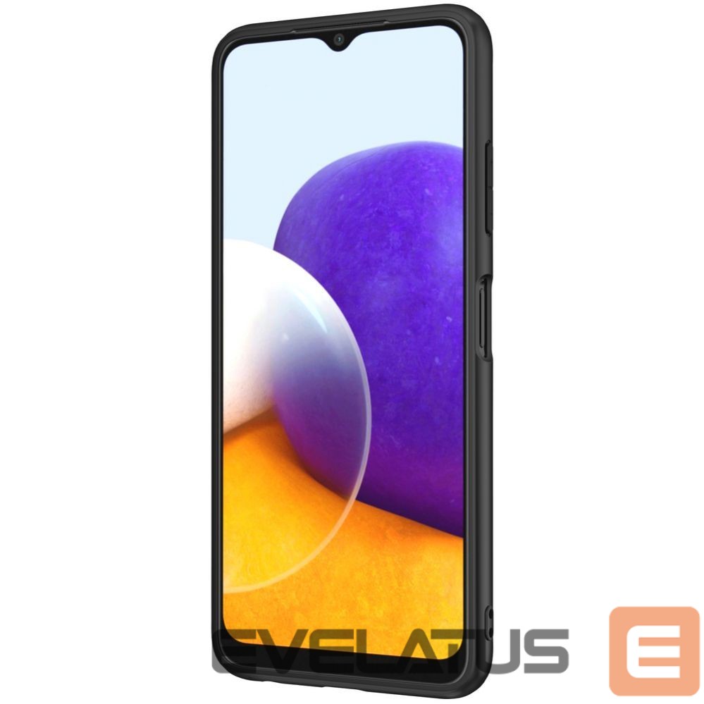 Чехол на заднюю панель Nillkin Nillkin Textured Case durable reinforced case with gel frame and nylon back for Samsung Galaxy A22 4G black