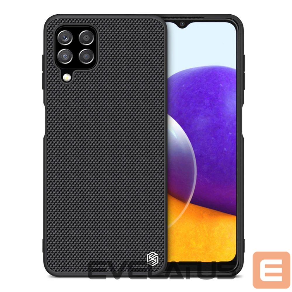 Чехол на заднюю панель Nillkin Nillkin Textured Case durable reinforced case with gel frame and nylon back for Samsung Galaxy A22 4G black