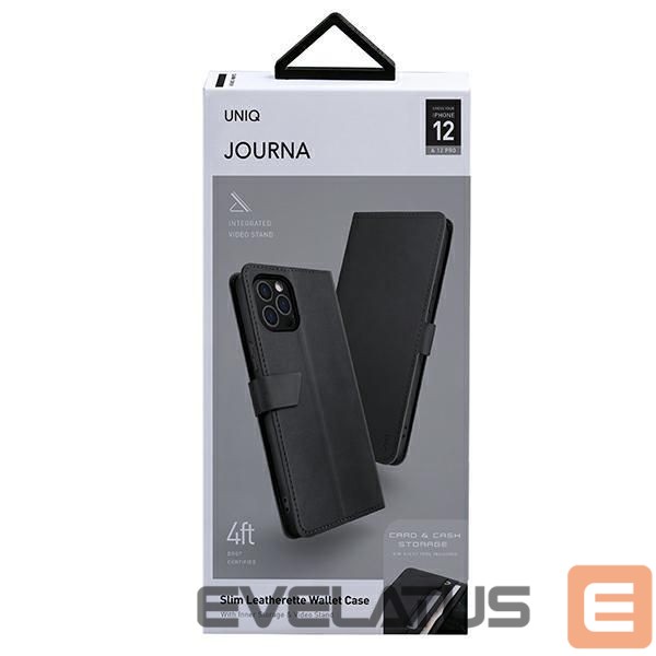Чехол на заднюю панель UNIQ Uniq Journa case for iPhone 12 / iPhone 12 Pro - gray
